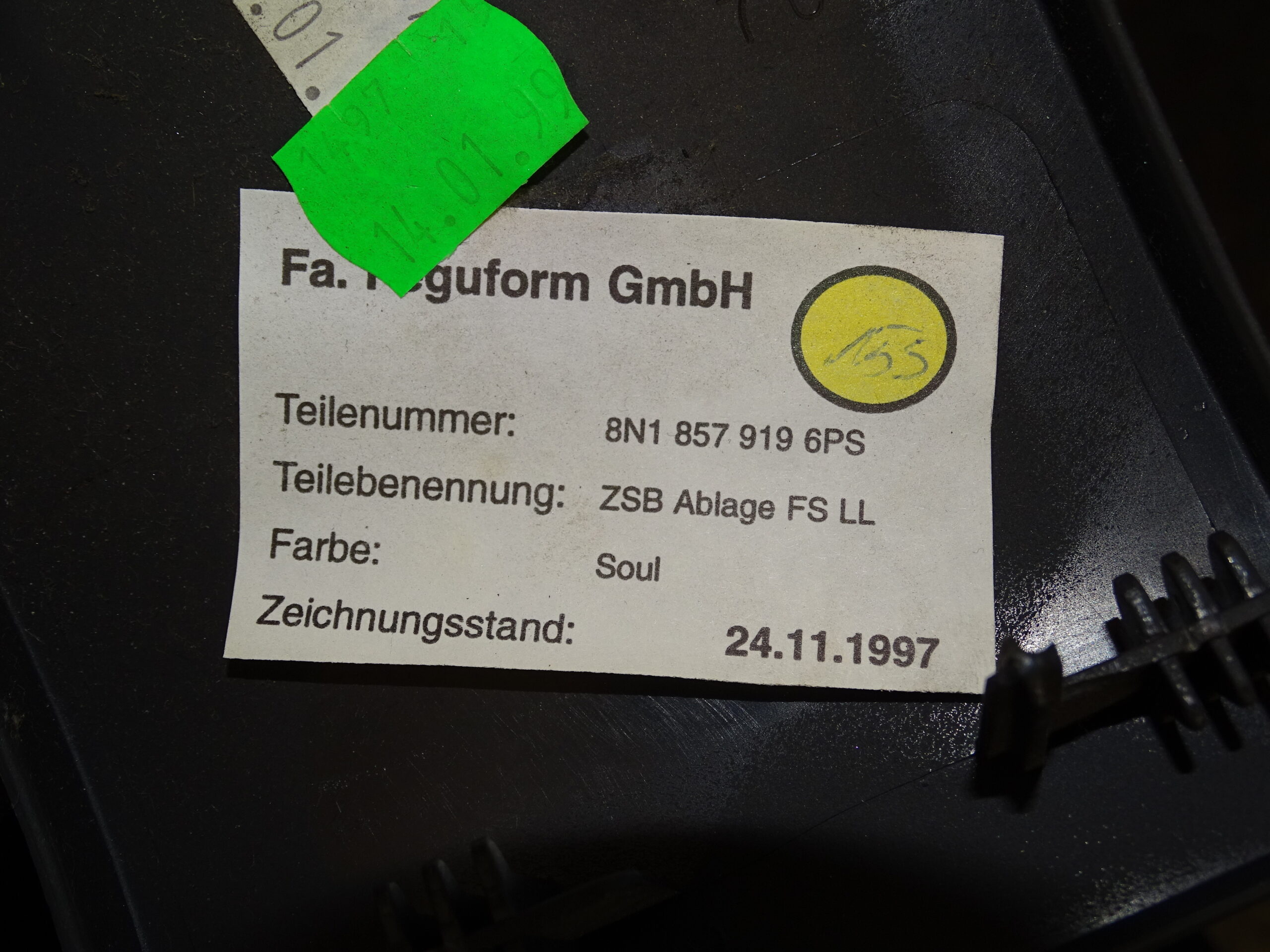 8N1857919 Audi TT Coupe Roadster 8N Lenkrad Verkleidung Ablage Ablagefach Verkleidung Fußraum – Bild 9