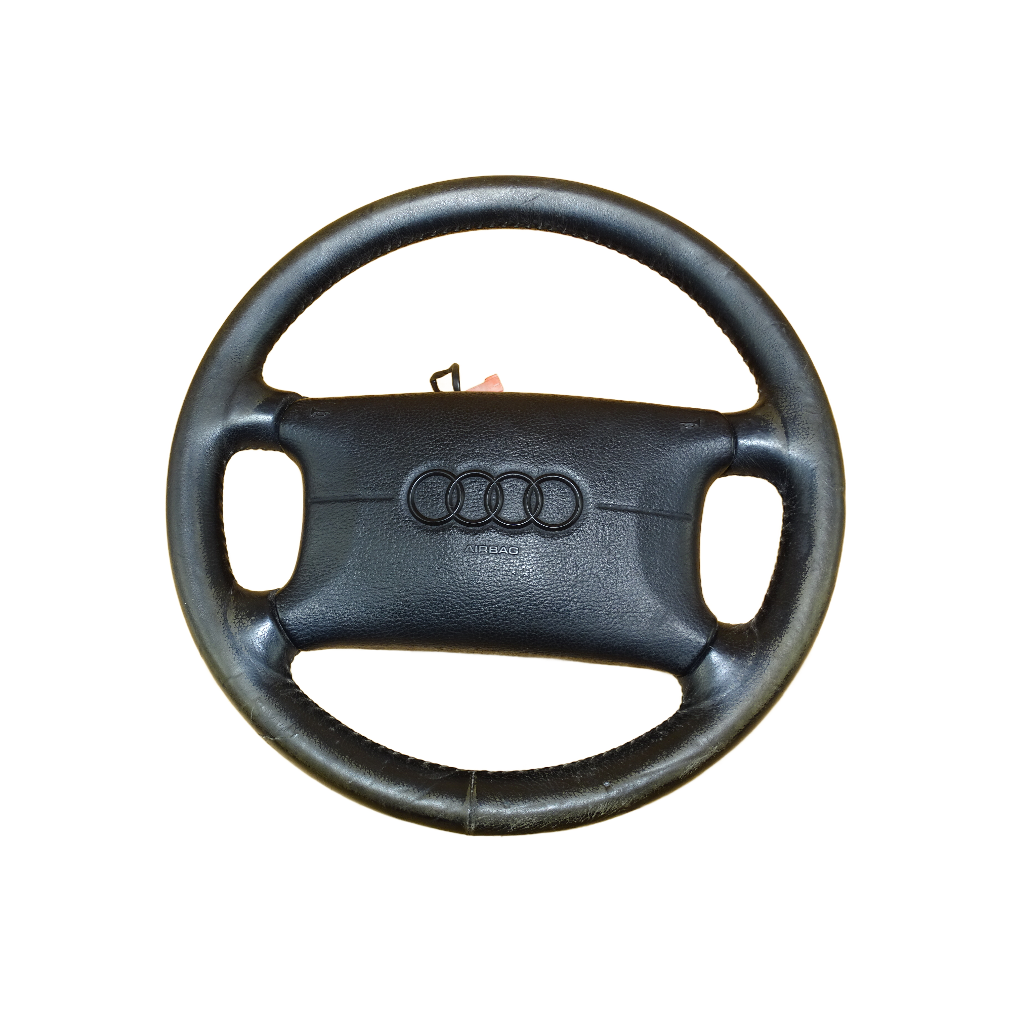 4D0419091D+94T3470402089 Audi A4 B5 A6 C4 A8 4D 4-Speichen Airbaglenkrad Lederlenkrad Lenkrad – Bild 2
