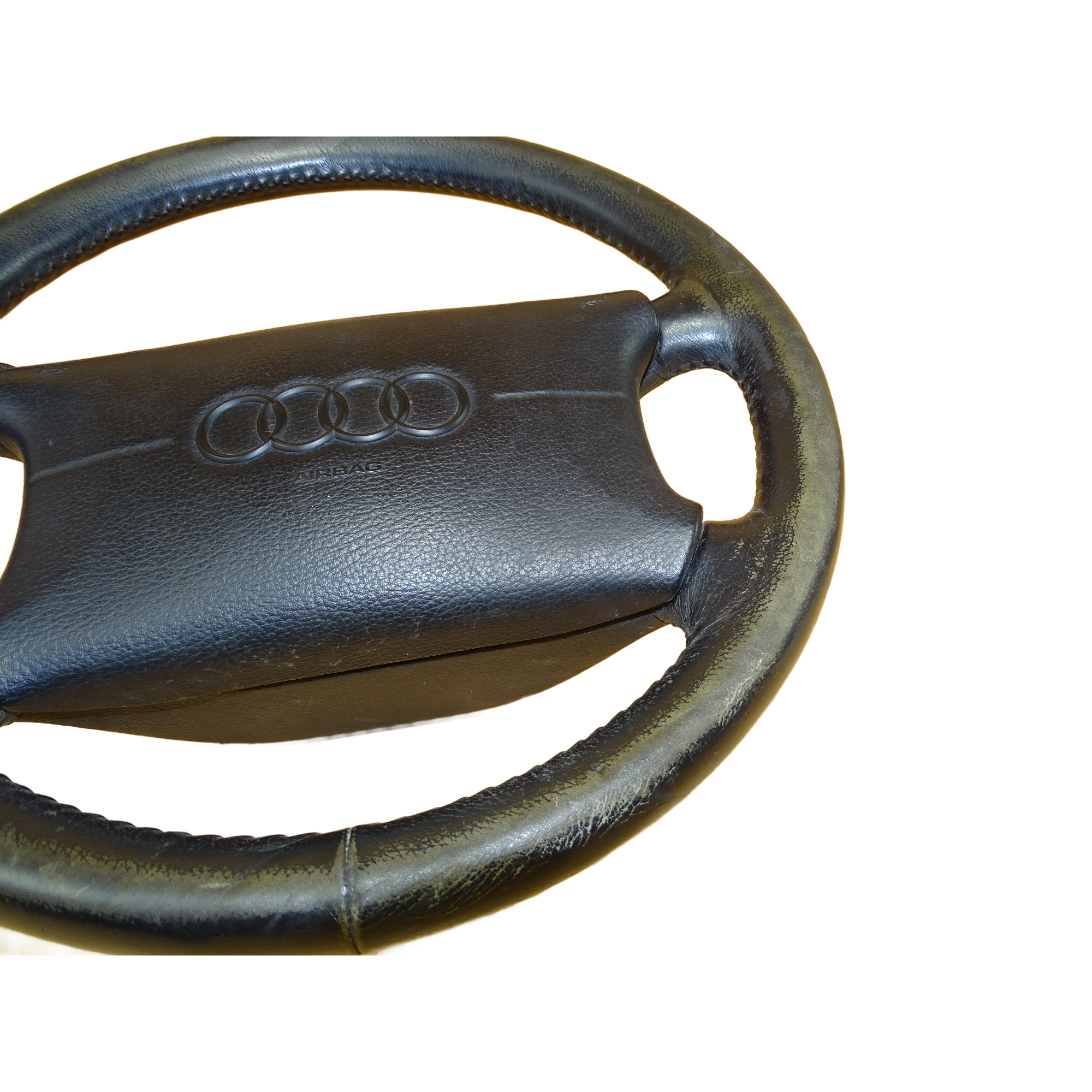 4D0419091D+94T3470402089 Audi A4 B5 A6 C4 A8 4D 4-Speichen Airbaglenkrad Lederlenkrad Lenkrad – Bild 4