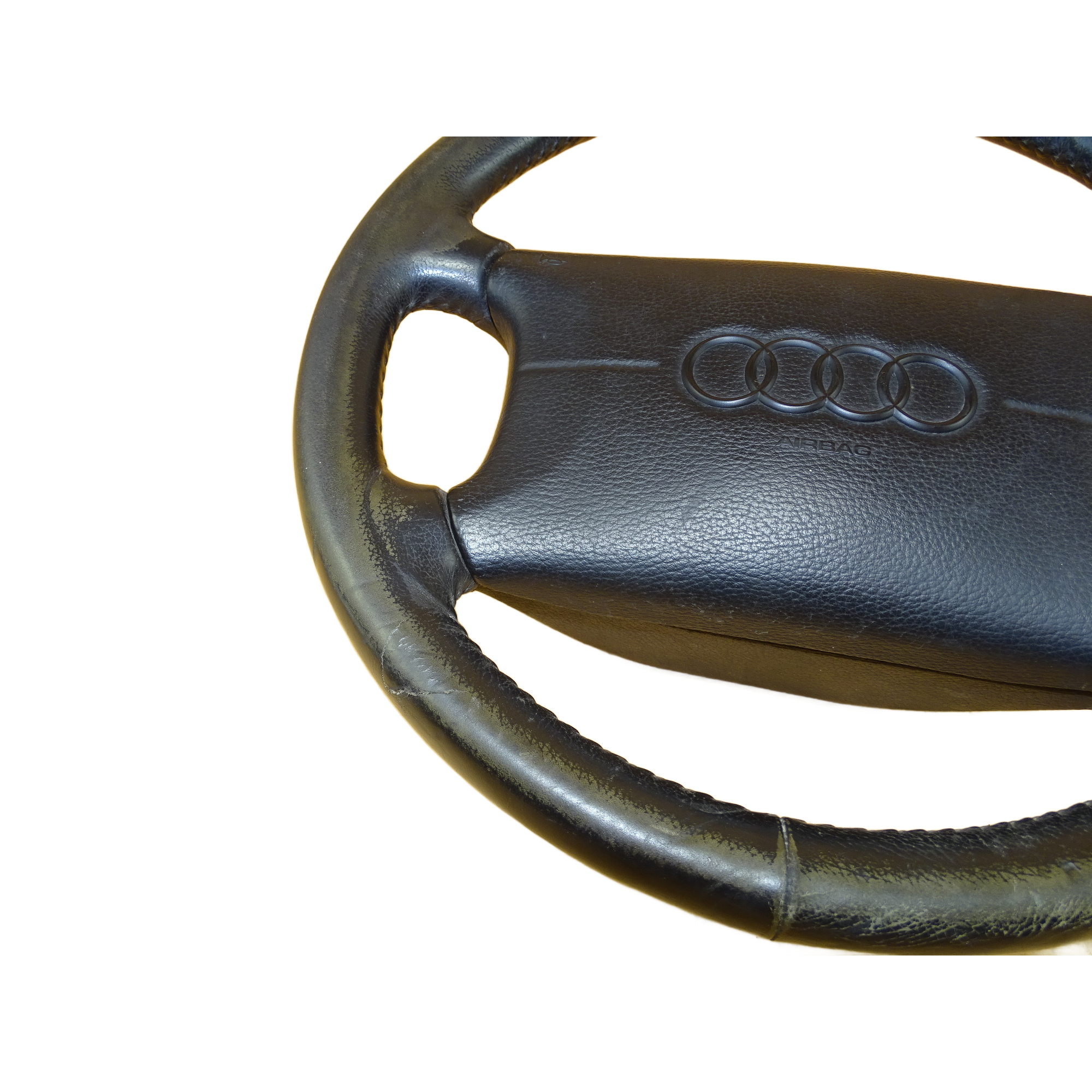 4D0419091D+94T3470402089 Audi A4 B5 A6 C4 A8 4D 4-Speichen Airbaglenkrad Lederlenkrad Lenkrad – Bild 3