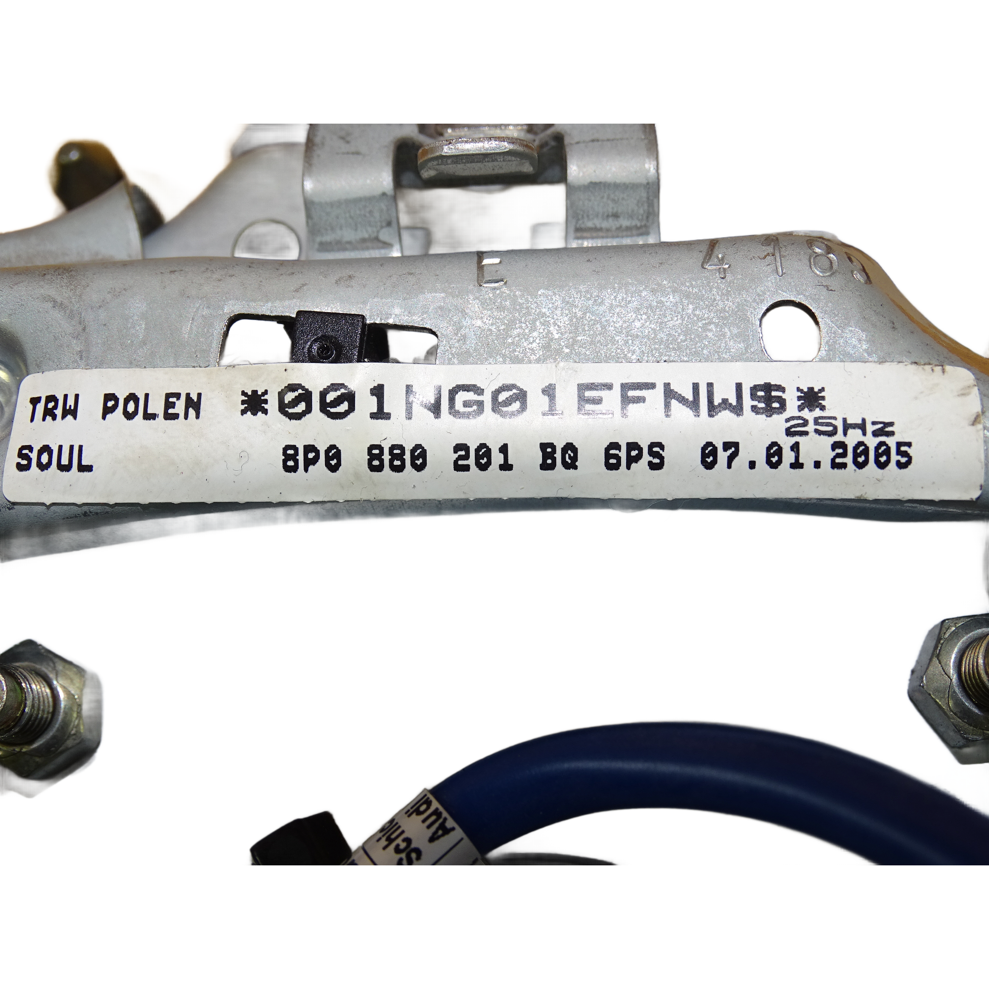 8E0419091BS+8P0880201BQ Audi A4 S4 8E Cabrio 8H B6 A6 4F 4-Speichen Multifunktionslenkrad Lederlenkrad Lenkrad Airbag – Bild 12