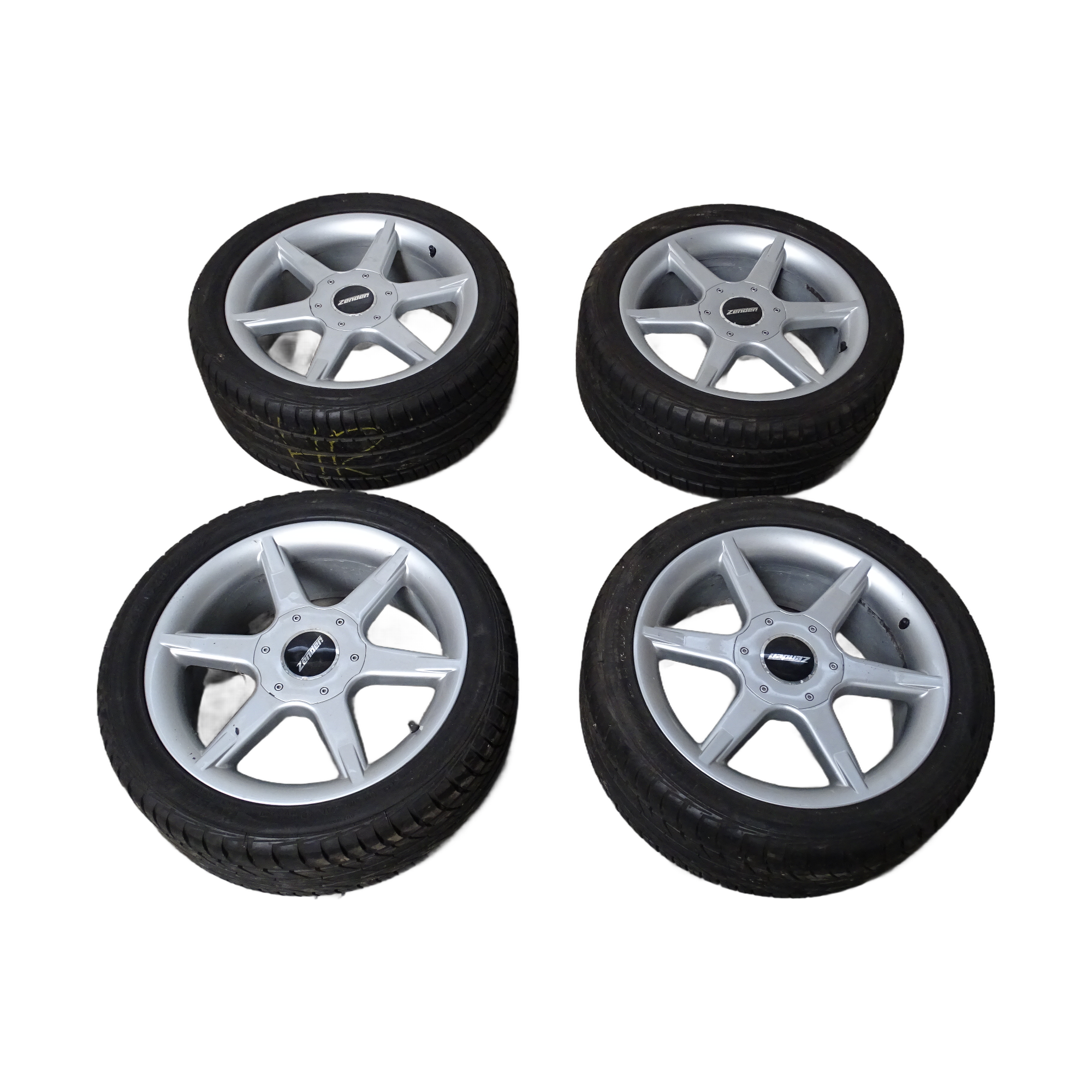 017574C Zender Alufelgensatz 5 Speichen Monza 7,5x17 Zoll ET 35 Lochkreis 4x108