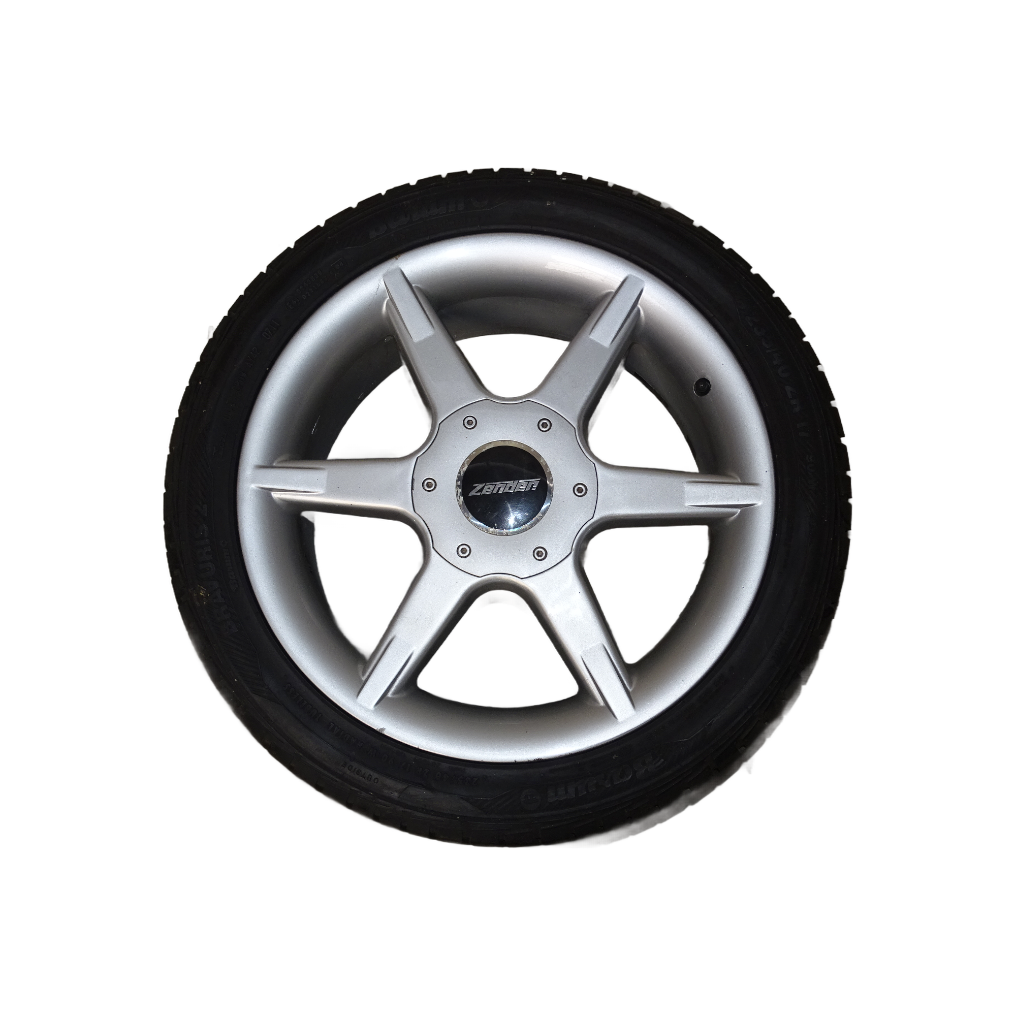017574C Zender Alufelgensatz 5 Speichen Monza 7,5x17 Zoll ET 35 Lochkreis 4x108 – Bild 2