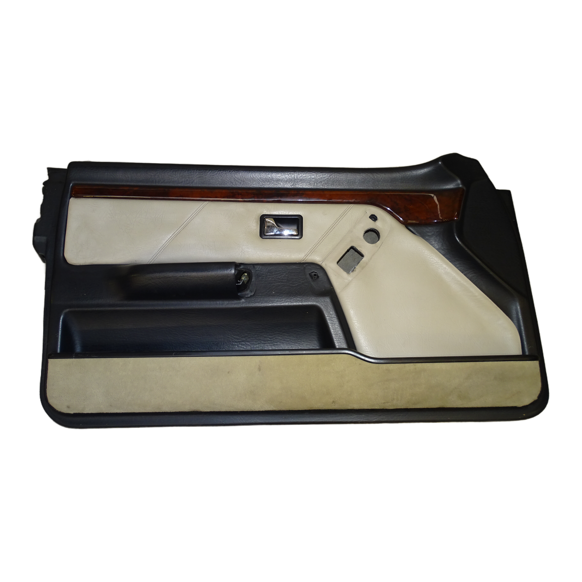 Audi 80 Cabrio Innenausstattung Komplette Leder-Innenausstattung Beige mit Wurzelholzoptik Sitze Türverkleidungen Polster Ledereinsätze – Bild 19