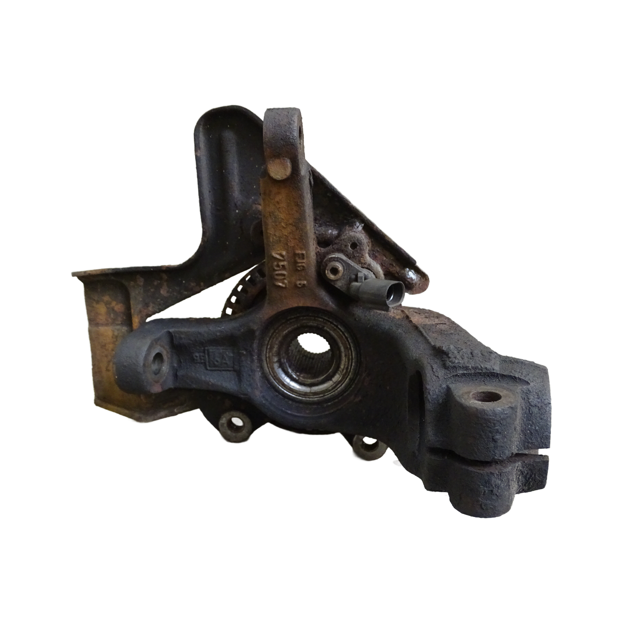 8N0407255E Audi TT Coupe Roadster 8N Radlagergehäuse Achsschenkel + Radnabe vorne links – Bild 6