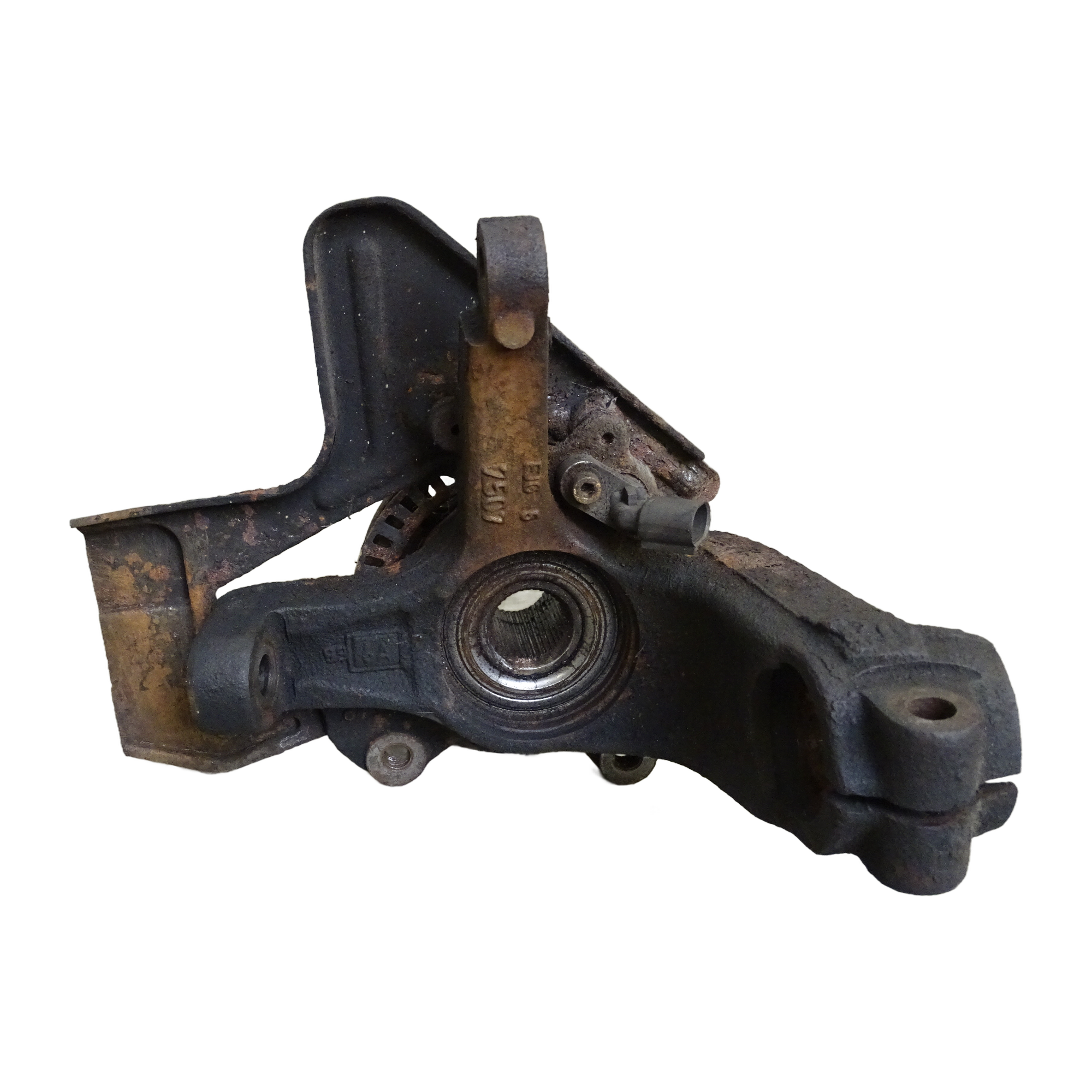 8N0407255E Audi TT Coupe Roadster 8N Radlagergehäuse Achsschenkel + Radnabe vorne links – Bild 7