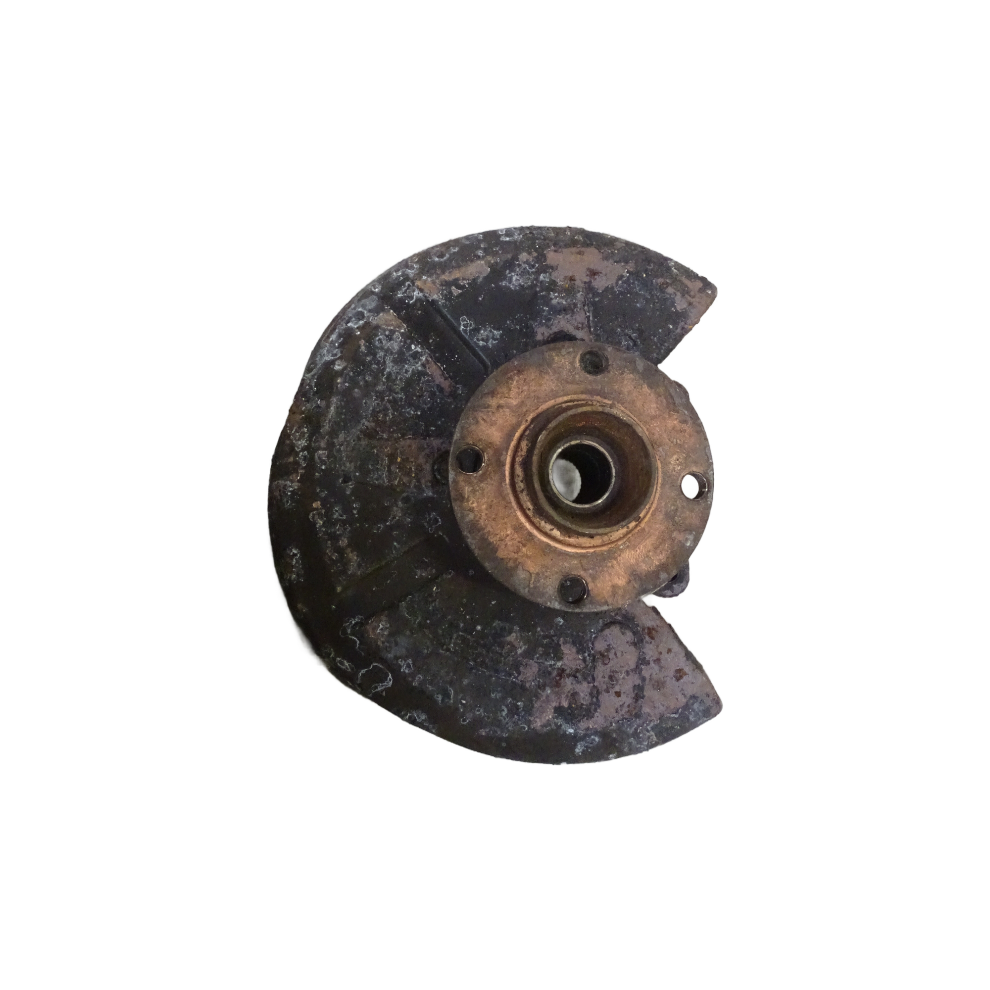 8A0407257A Audi 80 B4 Radlagergehäuse Achsschenkel vorne links 4 Zylinder 75mm Durchmesser mit Ankerblech (Hitzeblech) – Bild 4