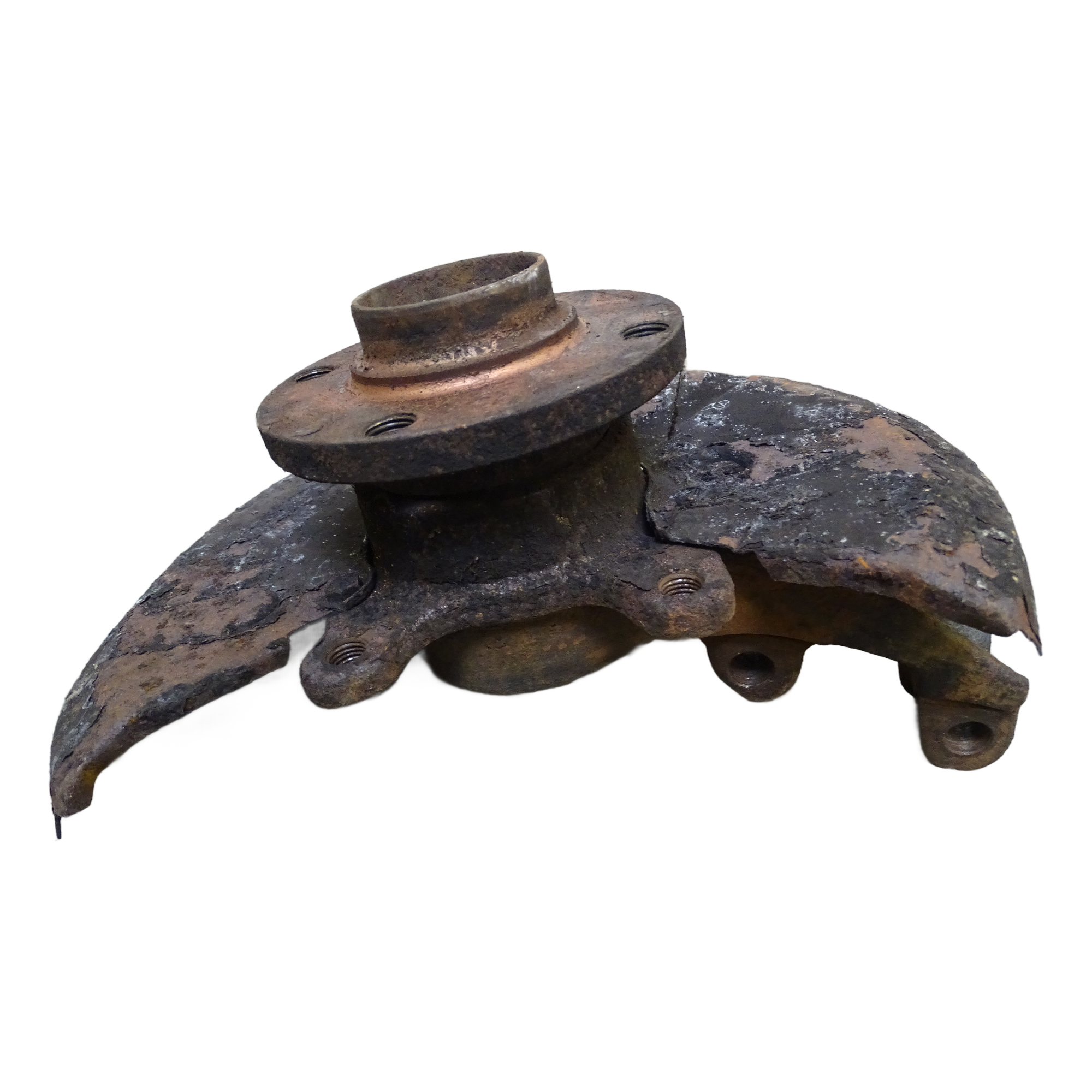8A0407257A Audi 80 B4 Radlagergehäuse Achsschenkel vorne links 4 Zylinder 75mm Durchmesser mit Ankerblech (Hitzeblech) – Bild 5