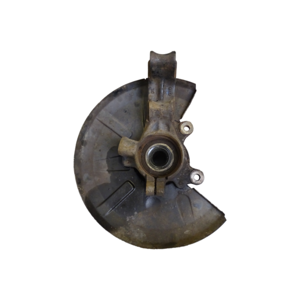 8A0407258A Audi 80 B4 Radlagergehäuse Achsschenkel vorne rechts 4 Zylinder 75mm Durchmesser mit Ankerblech (Hitzeblech)