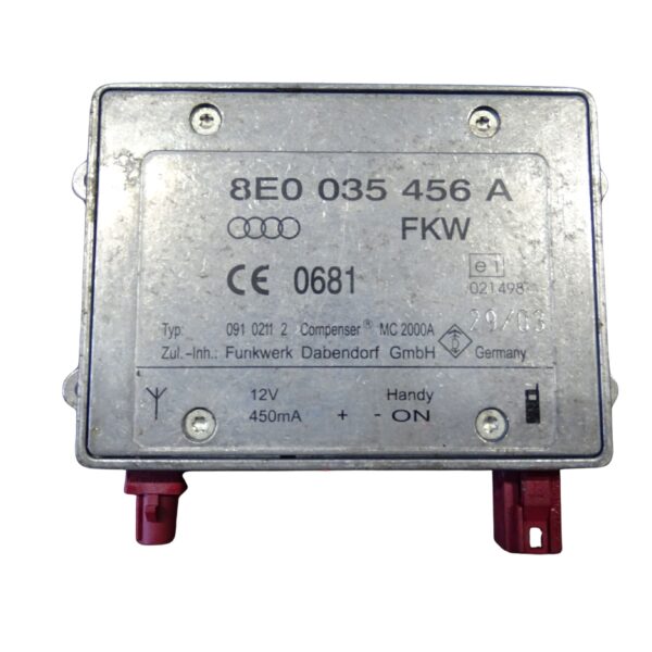 8E0035456A Audi A3 S3 8P A4 S4 8E Cabrio 8H TT 8N Antennenverstärker Steuergerät