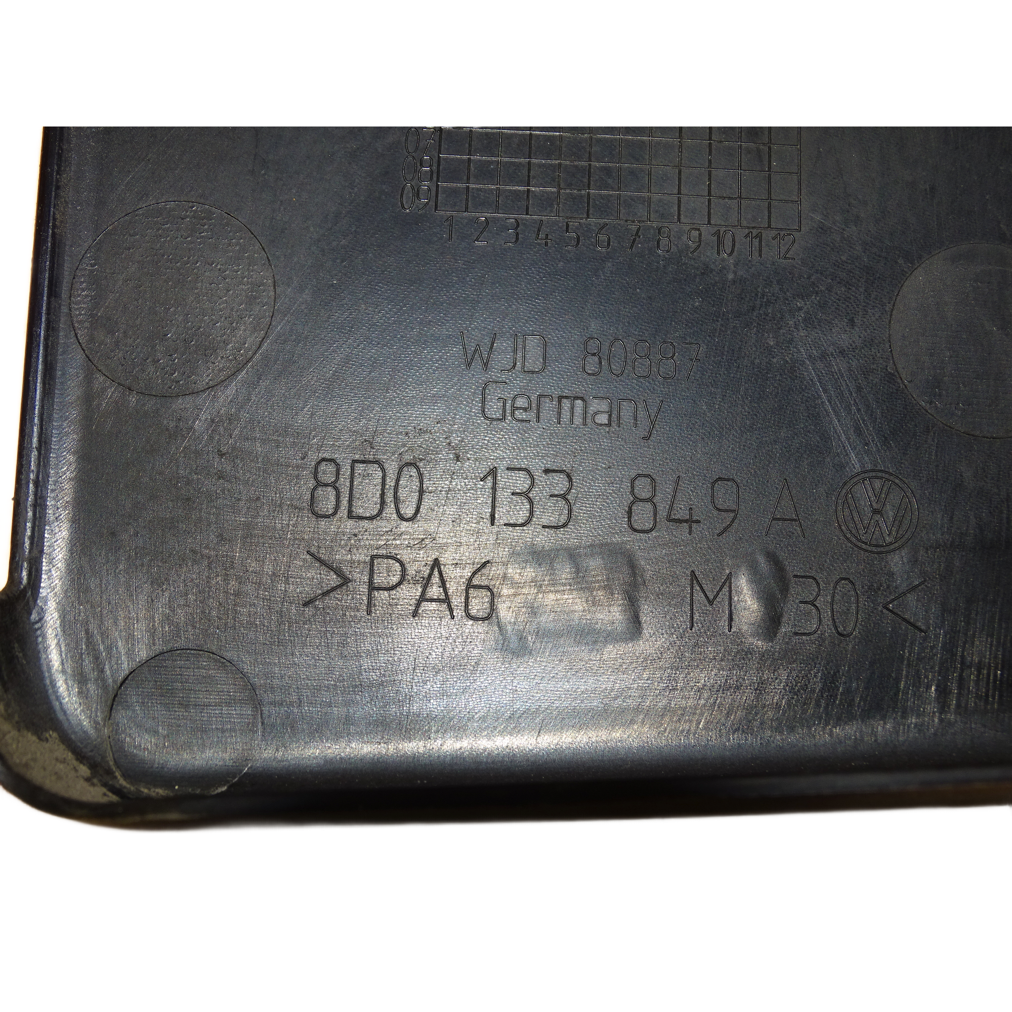 8D0133849A Audi A4 S4 B5 8D Zahnriemenverkleidung Zahnriemenabdeckung – Bild 2
