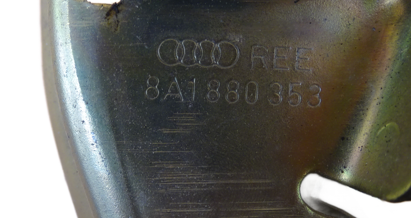 8A1880353 Audi 80 90 Cabrio Coupe Stütze "Support Left" Halter Beifahrerairbag Versteifungsbügel – Bild 6