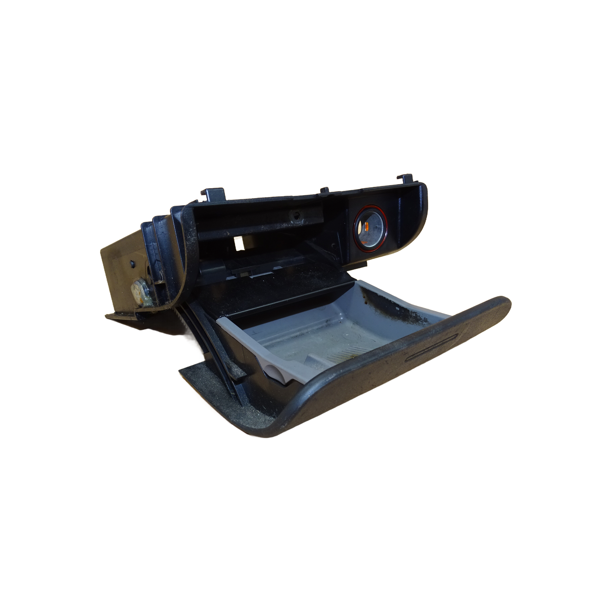 8N0857951A Audi TT Coupe Roadster 8N Ascher Aschenbecher Zigarettenanzünder Soul Schwarz vorn komplett Mittelkonsole – Bild 5