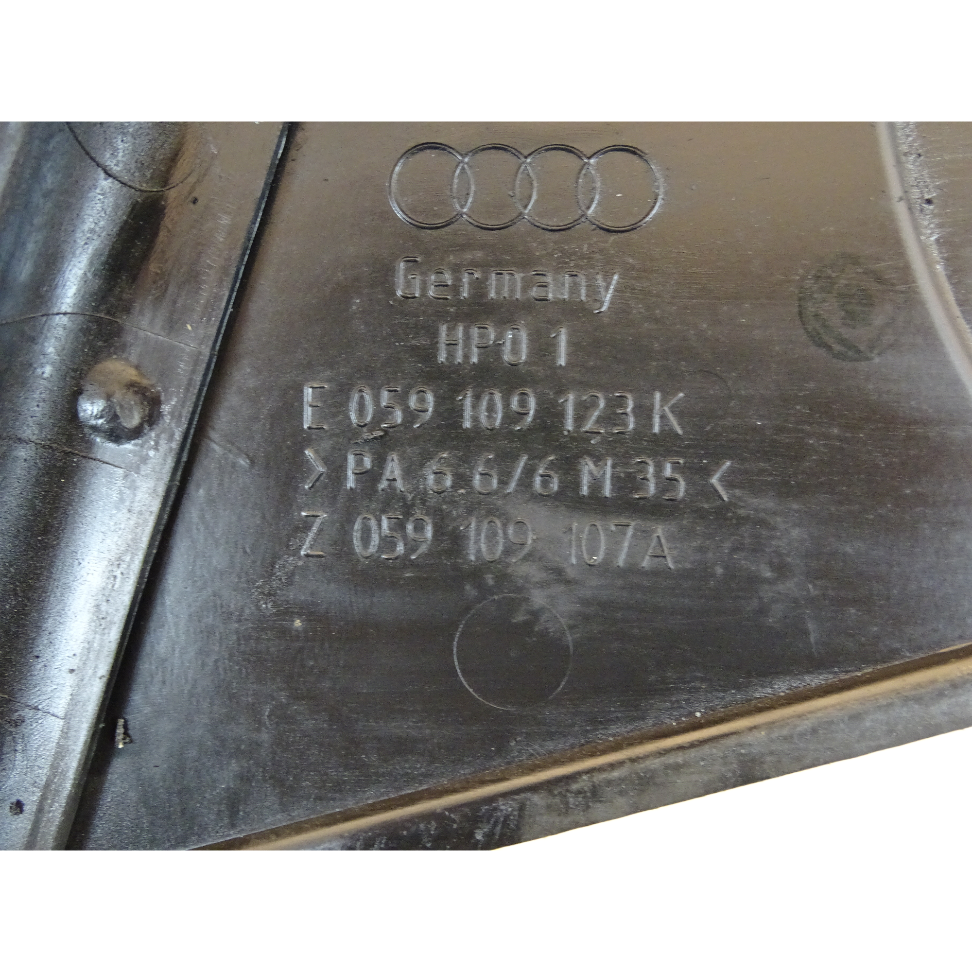 059109107A Audi A6 4F C6 VW Phaeton Zahnriemenabdeckung Zahnriemenverkleidung – Bild 6