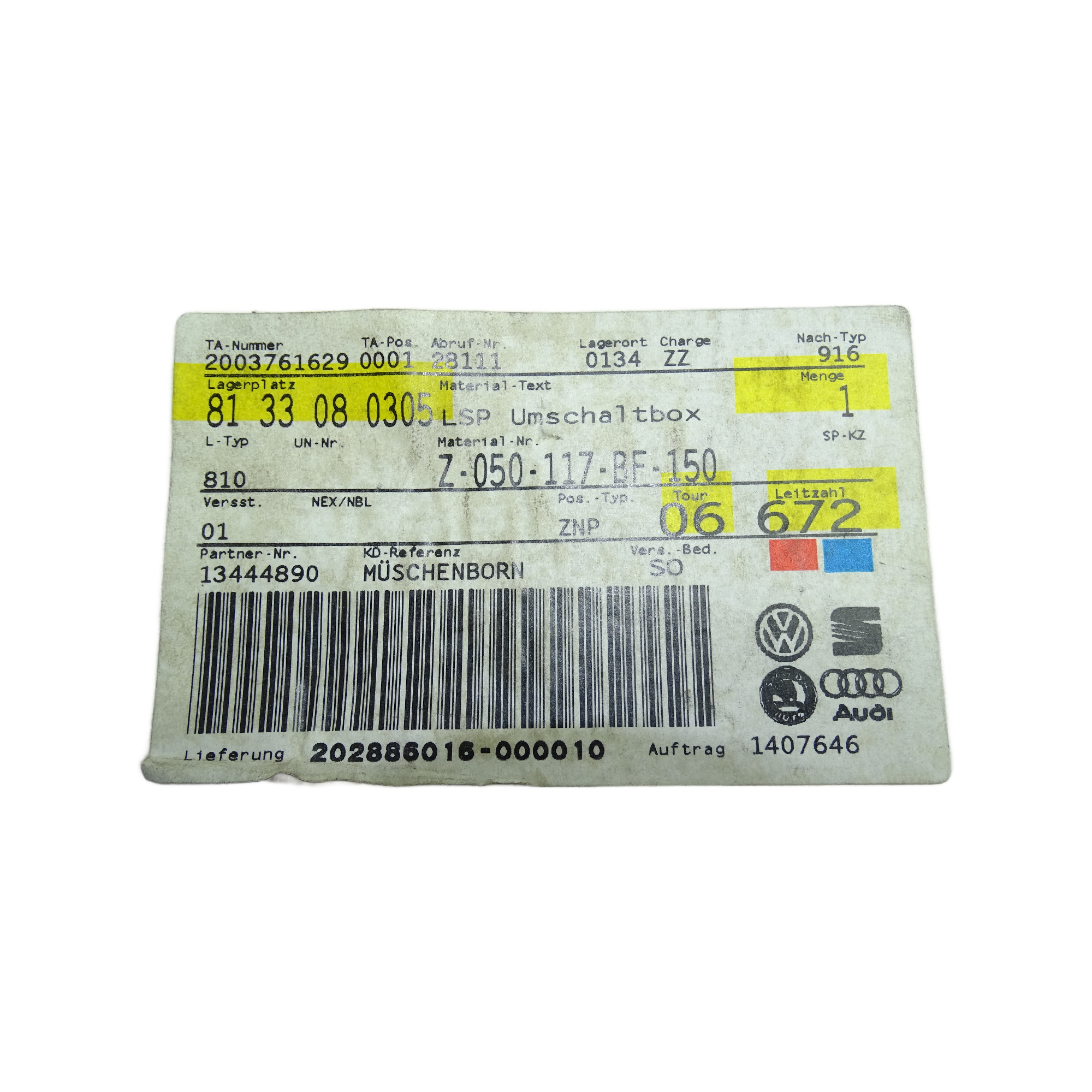 Z-050-117-BF-150 THB Bury Germany Audi Seat Skoda VW Freisprecheinrichtung Speaker- Box Lautsprecher- Anschluss Einspeisung Box – Bild 9