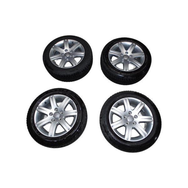 4F0071496666 Audi A4 8E A6 4B 4F Alufelgensatz 7 Speichen 7,0 J X 16 Zoll ET 42 Lochkreis 5x112 mit Fulda Kristall Control HP (5mmProfil)