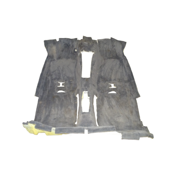 8G1863021 Audi 80 Cabrio Typ 89 Innenraumteppich Bodenbelag Teppich Schwarz Anthrazit
