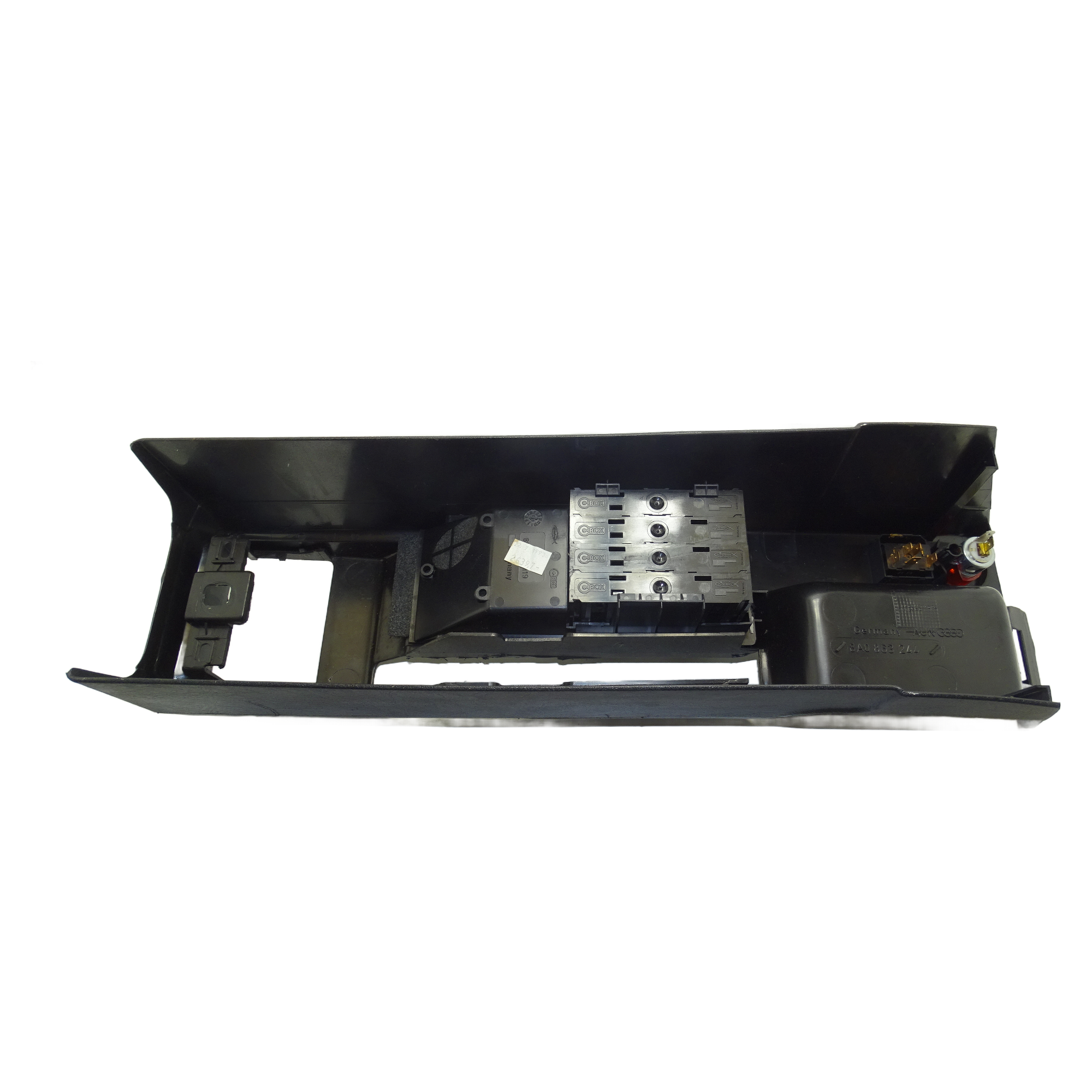8A0863244 Audi 80 Cabrio Typ 89 Mittelkonsole mit Ablagefach elektrische Fensterheber Zigarrettenanzünder – Bild 7