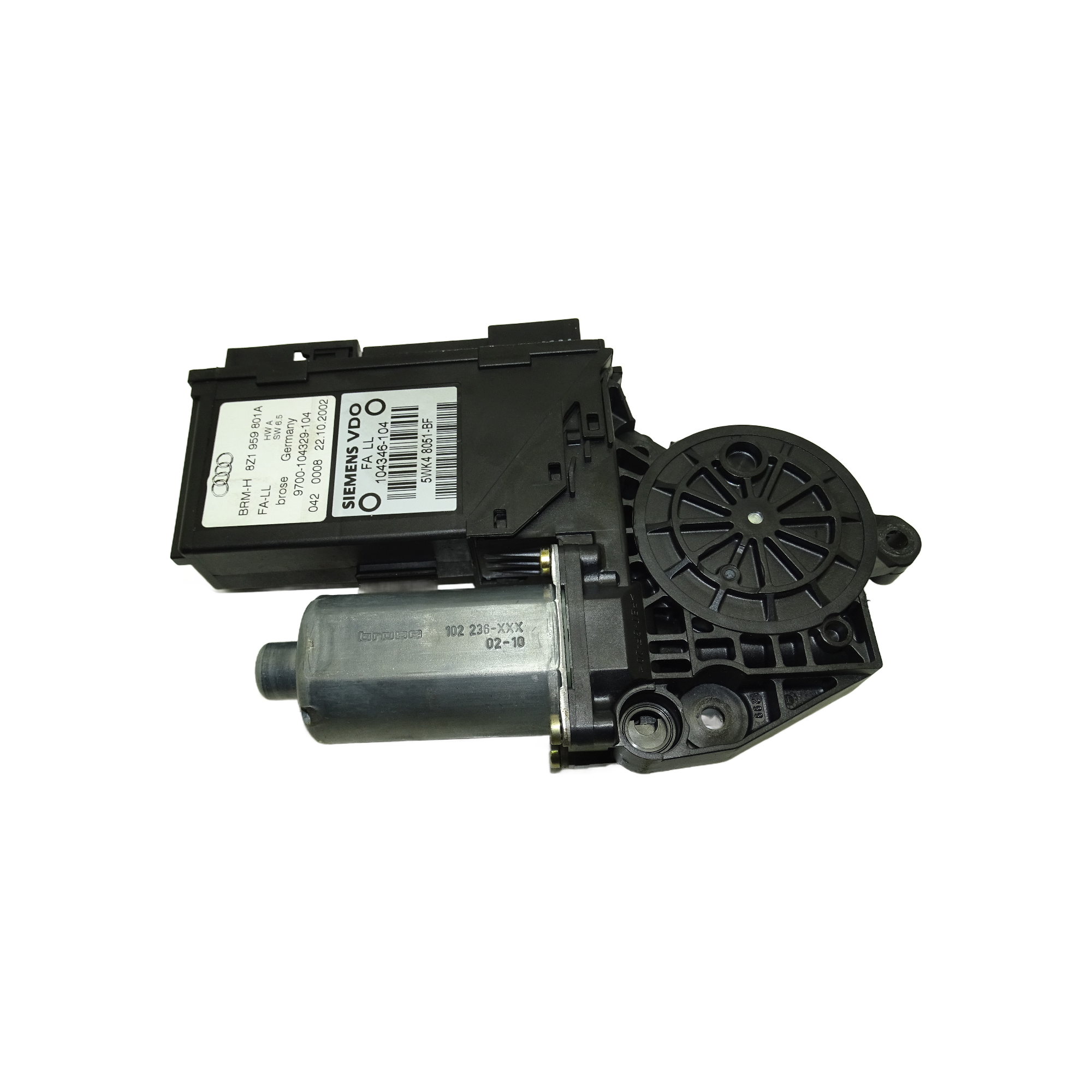 8Z1959801A Audi A2 8Z Fensterheber Fensterhebermotor Steuergerät vorne links