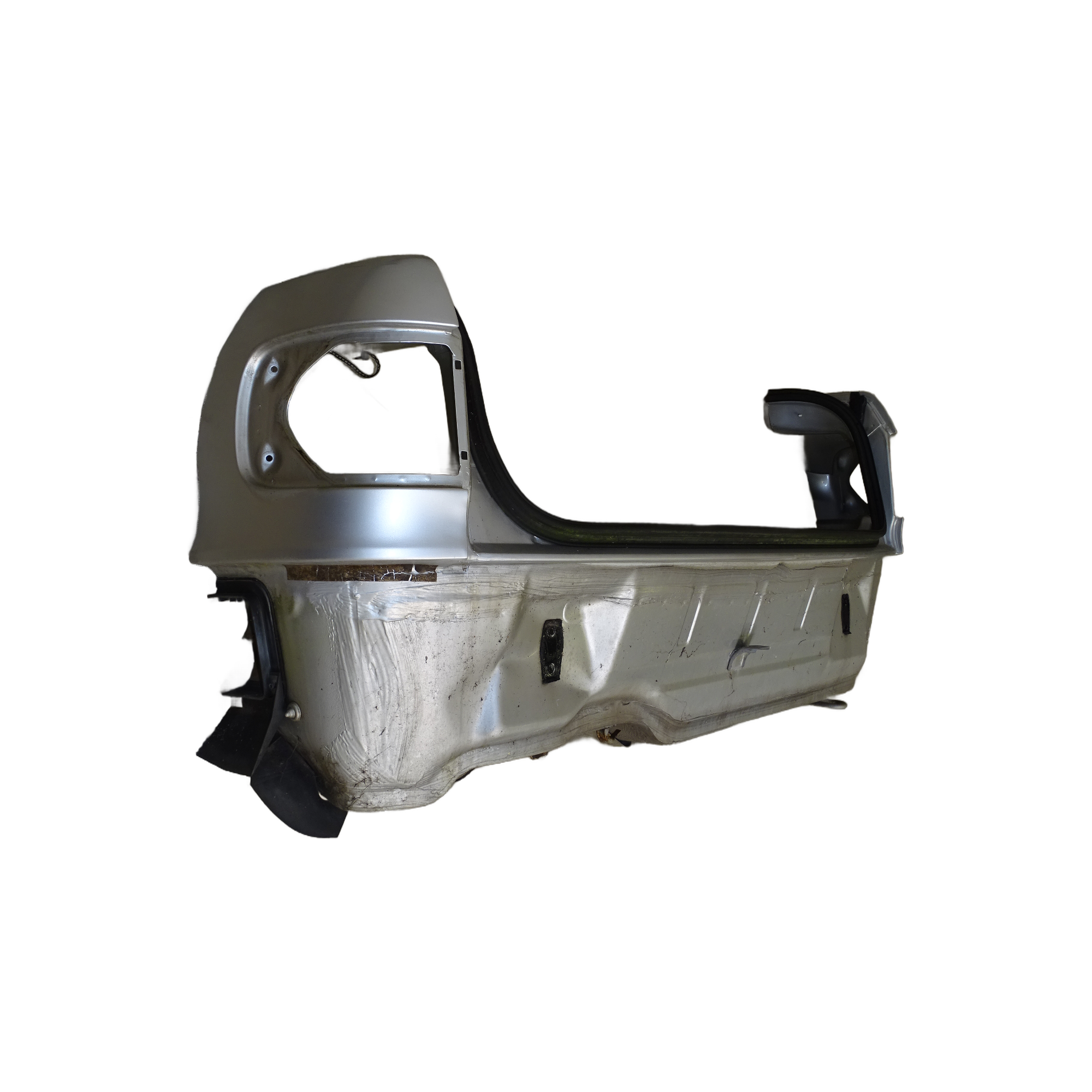 8G0813301D Audi 80 Cabrio Typ 89 Abschlussblech Reparaturblech Stehendes Ersatzrad Silber – Bild 2