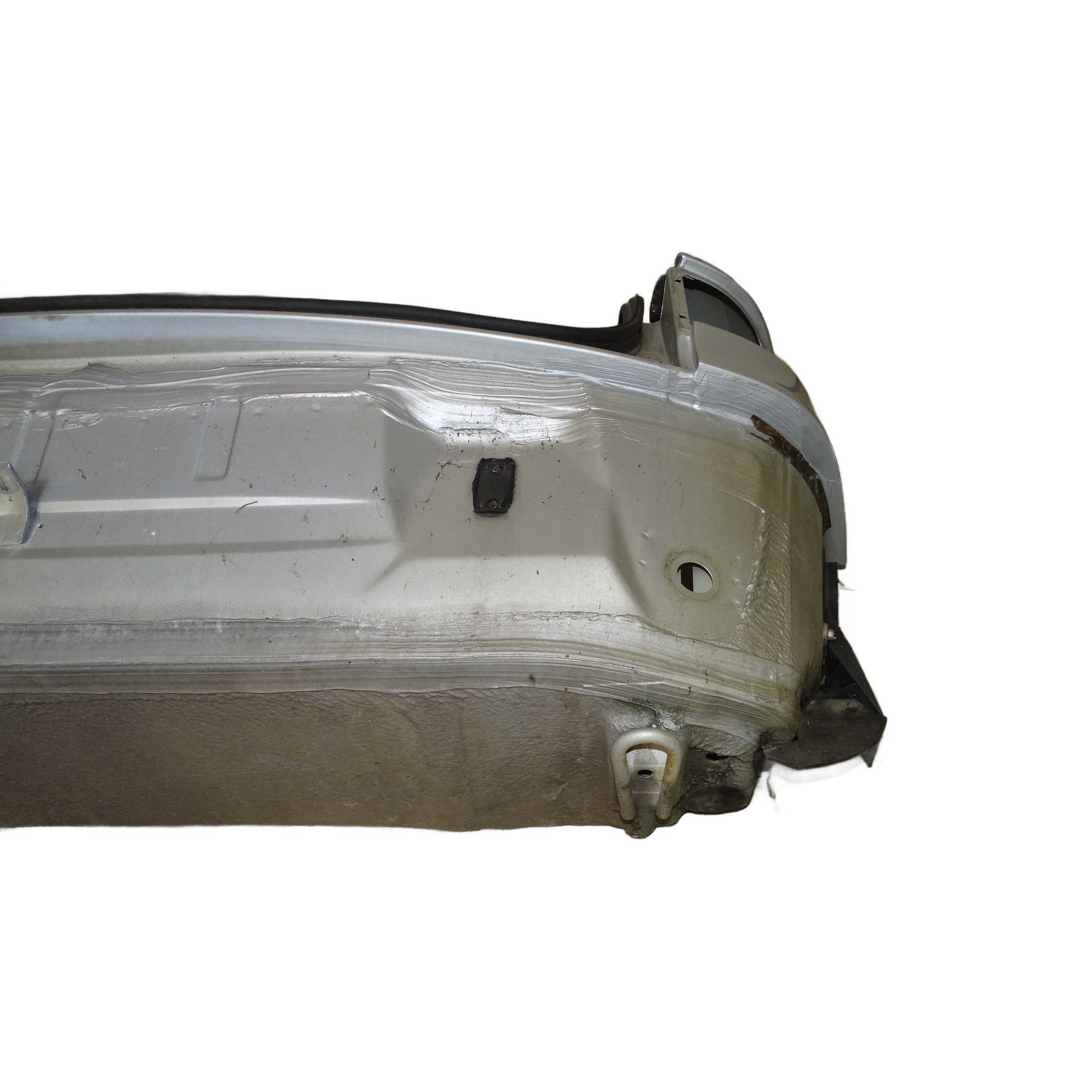 8G0813301D Audi 80 Cabrio Typ 89 Abschlussblech Reparaturblech Stehendes Ersatzrad Silber – Bild 4