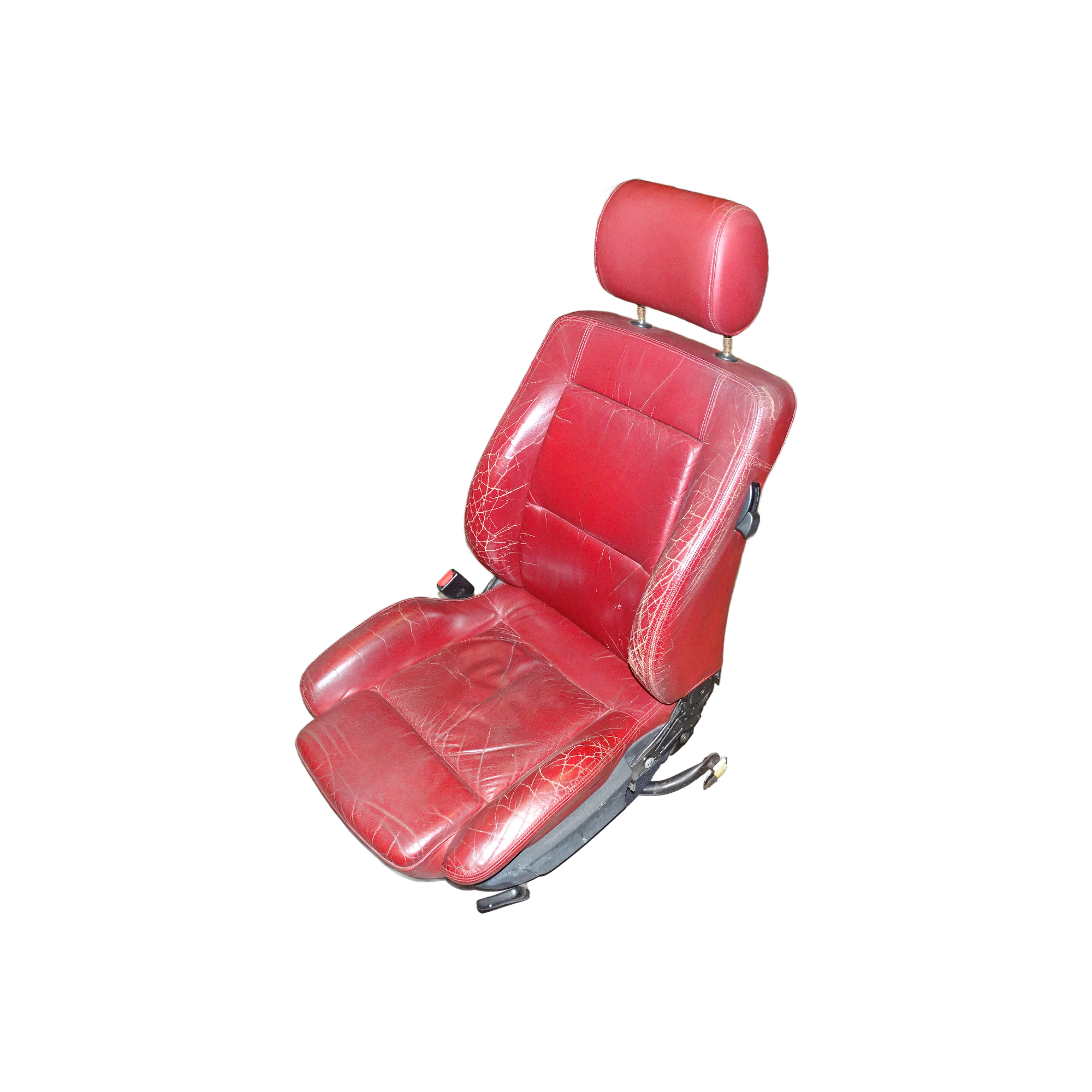 Audi 80 Cabrio Typ 89 Leder Innenausstattung Komplett Sitze Türverkleidungen Rot – Bild 3