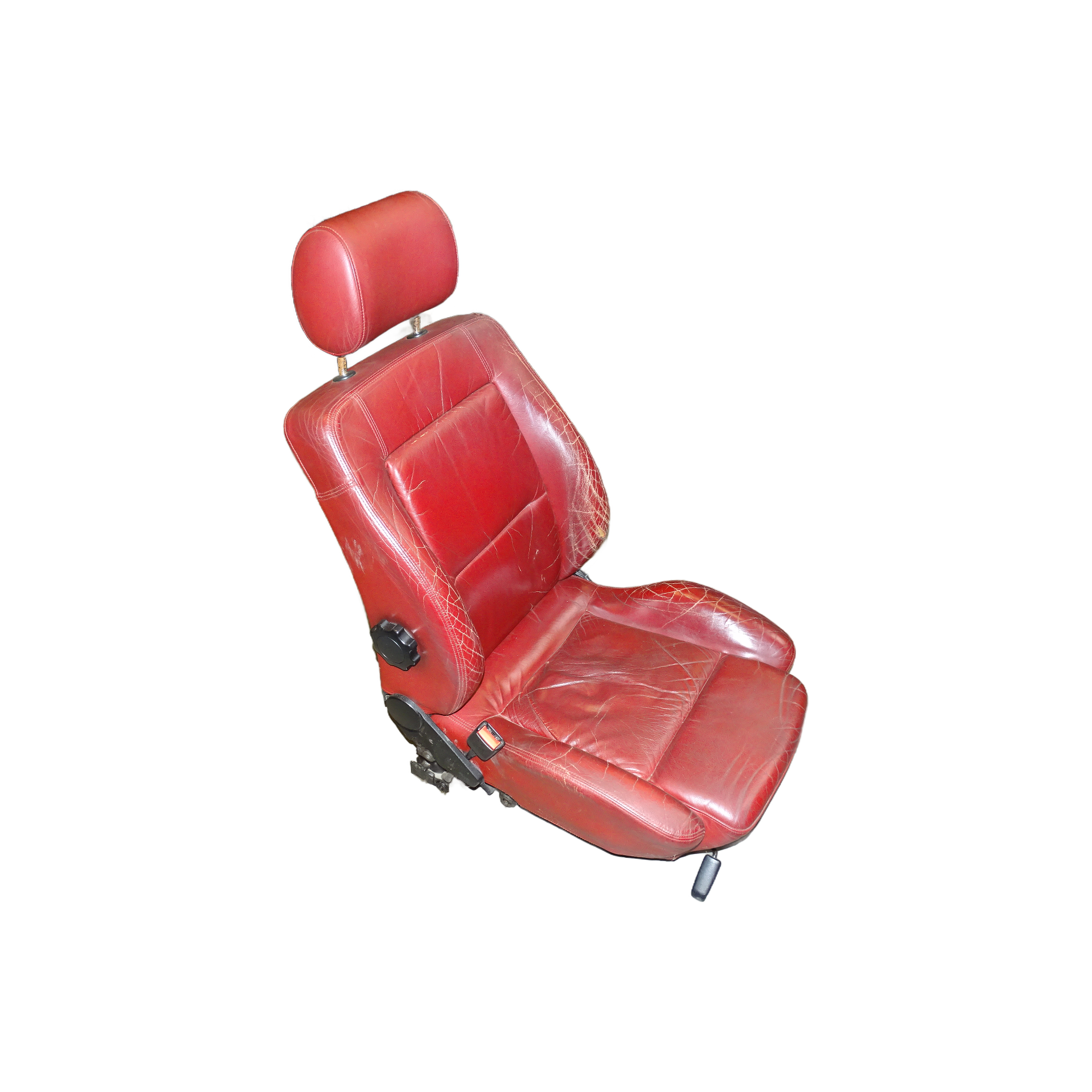 Audi 80 Cabrio Typ 89 Leder Innenausstattung Komplett Sitze Türverkleidungen Rot – Bild 4